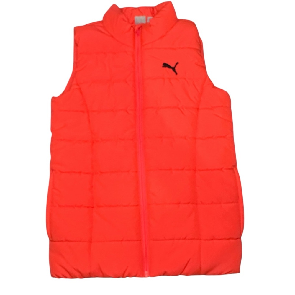 Puma Vibrant Mamey Colored Quilted Vest